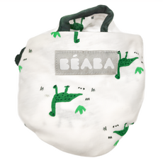 BEABA 寶寶吸水圍兜 - 恐龍 100%純棉 套頭式設計好穿脫, 1件, 1件
