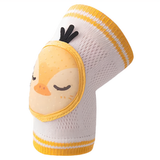 Mass 生活好物 寶寶護膝防滑爬行護套 B黃色小雞 1雙