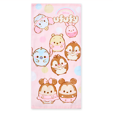 ONEDER 旺達棉品 迪士尼UFUFY系列童巾 54 x 27cm - 柔軟親膚 吸水速乾, 迪士尼 粉色, 1條