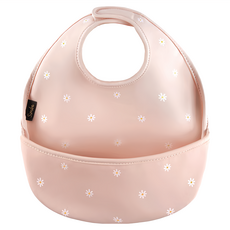 Simba 小獅王辛巴 好吃防水圍兜, 蜜桃菠菠粉, 1件, 1入