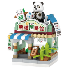 LoZ 微型積木 8628, 1組, 熊貓麻將館