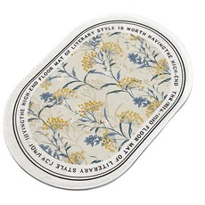 KOYOKI 升級版防霉可水沖軟式珪藻土地墊 吸水速乾防滑, 40 x 6 x 6cm, B01