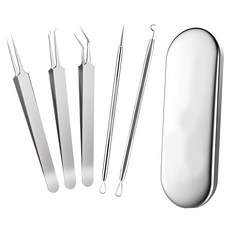 TANAGER 粉刺壓出器 5件組 + 收納盒, 單色, 1組