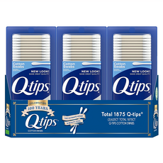 Q-Tips 紙軸棉花棒, 625支, 3盒