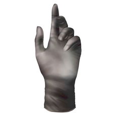 淨新科技 PVC無粉手套 S 黑色, 100入, 2盒