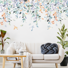 INS 歐風系列壁貼 c021 混和顏色 兩張入 DIY壁貼 家居裝飾, 90 x 30cm