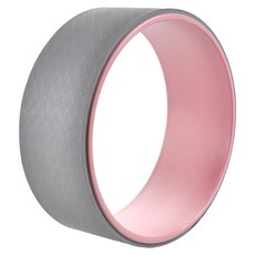 THE ONE UNITED 莫蘭迪環保TPE瑜珈輪 灰粉色 瑜珈輔助伸展, 1個, 33 x 33 x 13cm