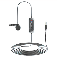 CKMOVA 全向電容式麥克風 線長8公尺 3.5mm TRRS接頭, LCM5, 黑色