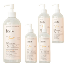 jmella 法式香氛卸妝油 Queen 5 茉莉白麝香, 500ml, 5瓶