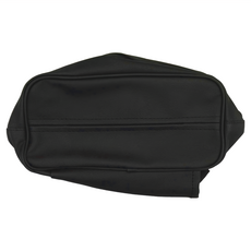 汽車多用收納面紙盒 PU皮革 23x13x9cm, 皮革黑, 1個