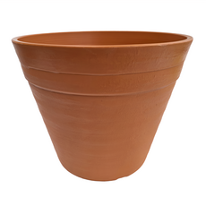 翠筠 瓦仔盆, 1個, 陶土色