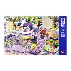 ZHEGAO 哲高 熊寶花花公寓, 6歲以上 ABS塑膠, ZG613012, 1盒