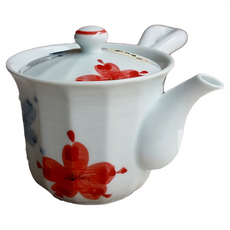 美濃燒 吳須花繪急須壺, 混合顏色, 300cc, 1個