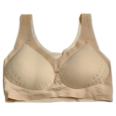 超薄冰絲透氣無痕洞洞杯無鋼圈內衣 XL 60%尼龍+40%彈性纖維