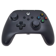 PowerA XBOX 官方授權有線遊戲手把，輕巧人體工學設計，雙震動馬達，多功能按鈕, 1519265-02, 黑色, 1個