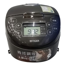 TIGER 虎牌 3人份高火力IH多功能電子鍋 JPF-A55R, 絲光黑, 1個