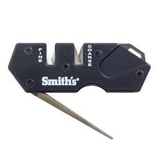 Smith's 磨刀專家 PP1-MINI-TACTICAL 戰術G10握柄多功能磨刀器, 粗細磨刀槽, 420SS框架, 320號鑽石棒, SM50982, 1個