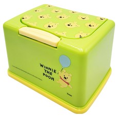 Skater 兒童口罩收納盒, POOH 綠色, 1個