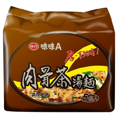 味丹 味味A 肉骨茶湯麵 85g, 5包