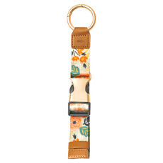 ekax 行李織帶掛環, 235mm (含鉤扣), 滌綸織帶 PU皮革 五金 塑料, 綺麗花旅