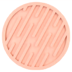 祈樂森活 幾何圖矽膠杯墊 10入 北歐粉 340g, 1組