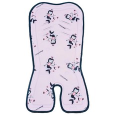 QUBIEs 酷覺 涼感墊 嬰兒推車墊 Cool Gel Stroller Liner, 人魚公主, 1個