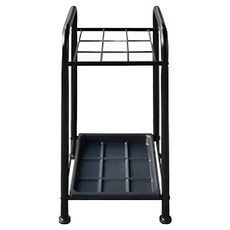 HOPMA 合馬家具 簡約9格鐵製傘架 Y-U009IBK, 1個, 黑色