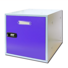 Patriot 愛國者 組合式置物櫃 LOC-1 紫色 密碼鎖設計 自由組合 多功能收納, 1層