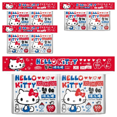 塑軸棉花棒 Hello Kitty, 100支, 24包