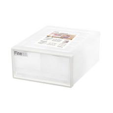 KEYWAY 聯府 雙抽屜整理箱 330 x 260 x 135mm 10L, 透明, 1層, 1個