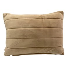 J&N 艾妮珩 縫鋪綿短毛絨腰枕 Set 100%聚酯纖維, 咖啡色