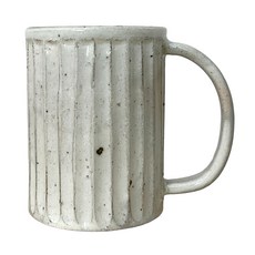 兵山窯 馬克杯 260ml, 鎬紋 白色, 1個