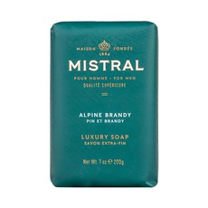 MISTRAL BODY 頂級奢華香水沐浴皂 雅瑪邑白蘭地 200g, 1個