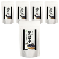AWAStea 阿華師 纖烘焙黑豆水, 三角立體茶包，可冷泡/熱泡, 15g, 12入, 5袋