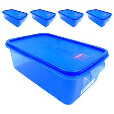 KEYWAY 聯府 G516綺麗密封盒 S 食品級材質 台灣製造, M, 5個