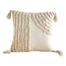 KUIBAO 快豹生活 Bohemian波西米亞簇絨流蘇抱枕 僅有皮套