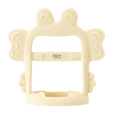 tgm 不吃手 100%白金矽膠, 固齒器 + 收納盒, 米蟹, 1個