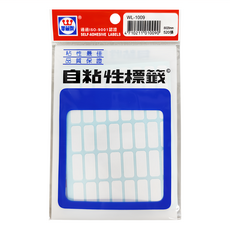 華麗牌 自黏性標籤 8 x 20 mm, WL-1009, 520張, 20包