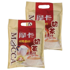 MOCCA 摩卡 現在最好 3合1奶茶隨身包, 18g, 24包, 2袋