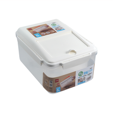 藏鮮滑輪日式米箱附量杯, 5kg, 1個