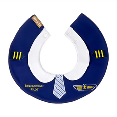 Roaze 柔仕 典雅系列 日系圍兜 - Sweet Airlines Pilot造型, 360度皆可使用, 小機長, 1件