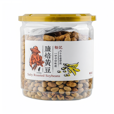 松記 鹽焙黃豆 200g/罐 非基因改造 台灣製造, 1罐