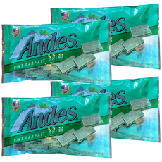 Andes 安迪士 雙薄荷可可薄片, 美國原裝進口, 濃郁巧克力香, 165g, 4袋