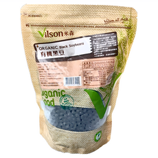 Vilson 米森有機 有機黑豆, 慈心有機驗證商品 無添加防腐劑、人工香料及色素, 450g, 1包