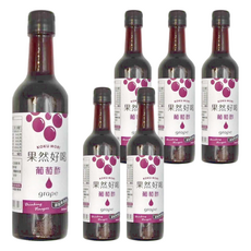 KOKUMORI 穀盛 果然好喝葡萄酢, 360ml, 6瓶