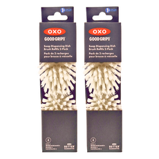 OXO 清潔刷補充包組 皂液分配洗碗刷替換頭, 2入, 2組