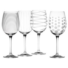 MIKASA 白酒杯 紋飾, 4個, 450ml