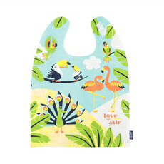 coqenpate editions 孩子的大兜兜 100%GOTS認證有機棉, 42*46cm, Love is in the air, 1件