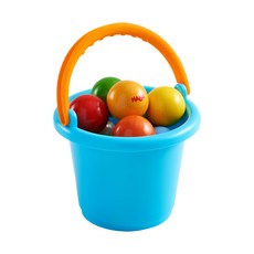 HABA 滾球酷樂桶套裝 (13顆)，山毛櫸木，直徑4.4cm，2歲以上適用, 1組