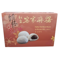 vigor kobo 維格餅家 客家麻糬 紅豆口味 6顆, 180g, 1盒